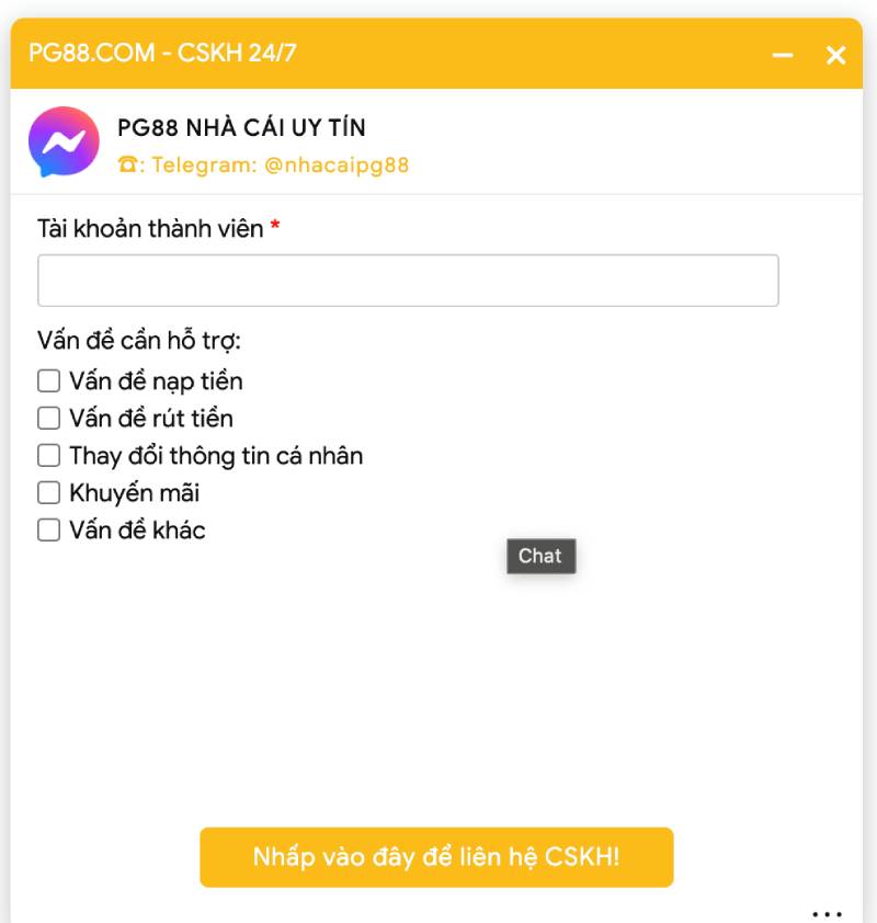 Trò chuyện trực tiếp với đội ngũ hỗ trợ khách hàng